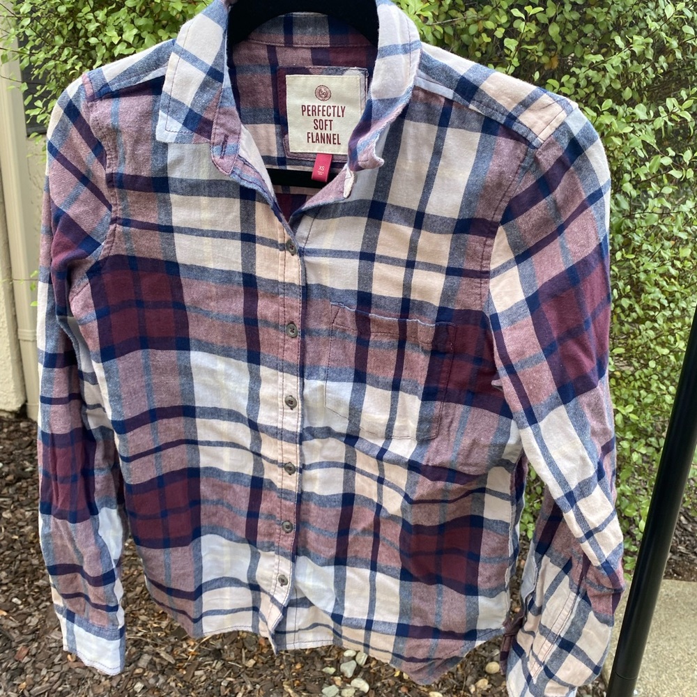 Loose Flannel Trendy y2k hip hop Womens Top